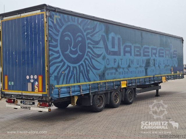 Auflieger mit Pritsche & Plane Schmitz Cargobull Curtainsider Mega