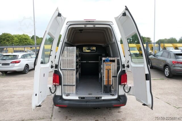 Kastenwagen VW T6.1 Transporter 2.0 TDI 4Motion Hochdach Lang Werkstatteinbauten CoC KLIMA Standheiz.