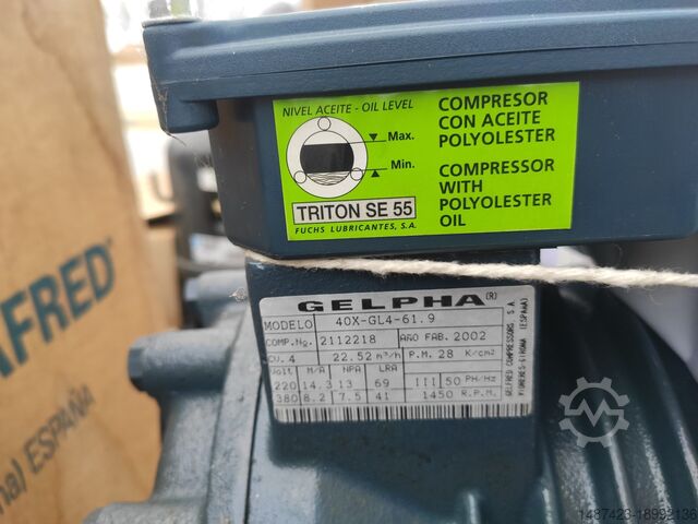 Refrigerant compressor Compressors Gelpha 3,4-76,7 kW