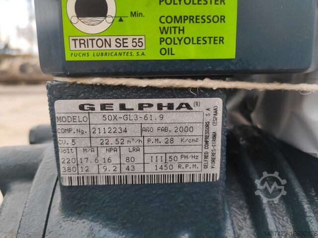 Refrigerant compressor Compressors Gelpha 3,4-76,7 kW