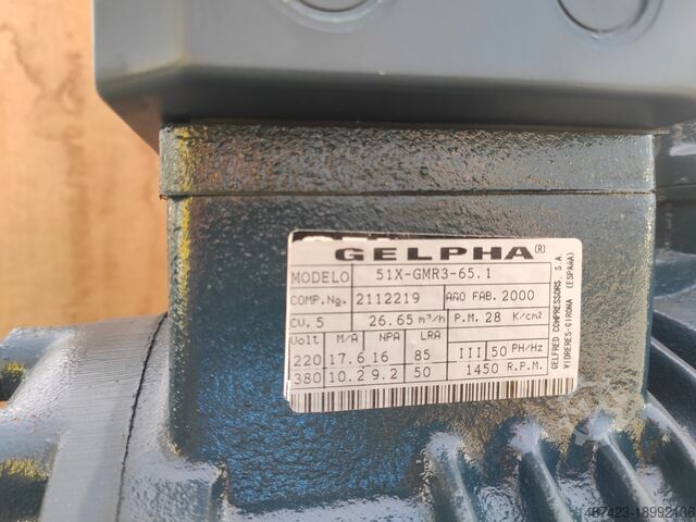 Refrigerant compressor Compressors Gelpha 3,4-76,7 kW