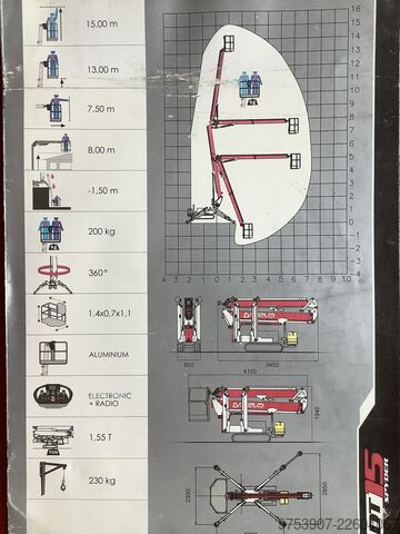 Crawler work platform Cela DT15 Spyder