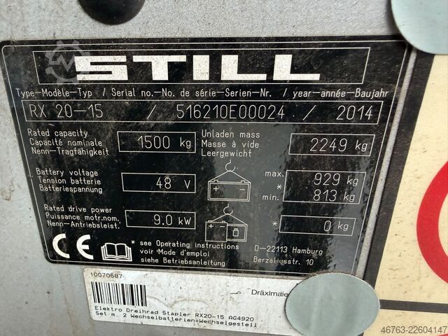 Gabelstapler Still RX 20-15