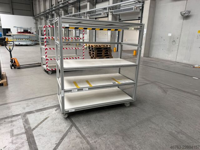 Order picking trolley made of aluminium  
