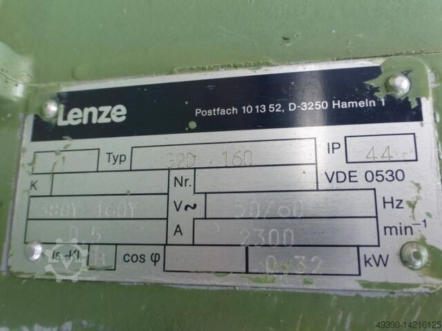 Antriebsmotor, Gleichstrom-Servomotor; Spindelmotor, Elektromotor, Mit Lüfterkühlung über Fremdlüfte LENZE GFQUBT 112-22