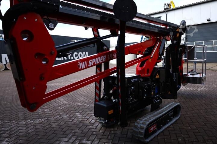 Gelenkteleskoparbeitsbühne Platform Basket Spider 18.90 PRO CE Declaration, Valid inspection,