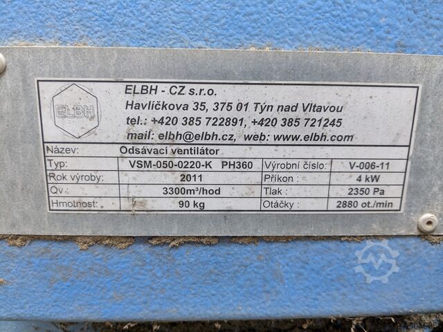 Dust extraction ELBH - CZ s.r.o. 