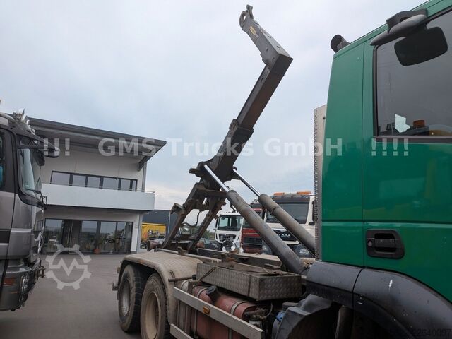 Roll-off tipper truck IVECO Trakker 410 / 6X4 / Full steel / Manual Retarder