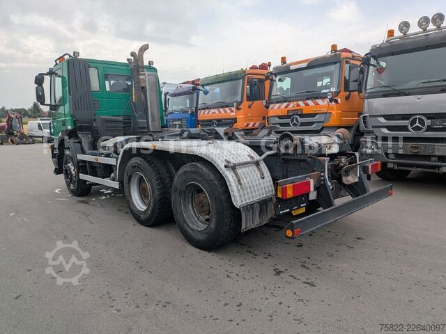 Roll-off tipper truck IVECO Trakker 410 / 6X4 / Full steel / Manual Retarder