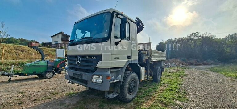 Other MERCEDES-BENZ Actros 1841 / 4X4 / Kipper+ 16m Kran / WENIG KM
