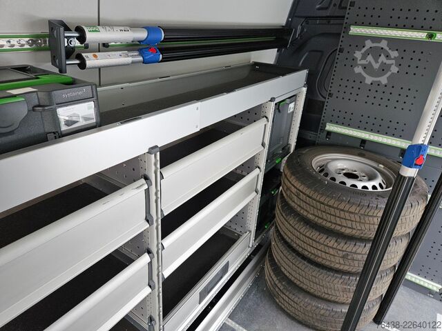 High top van MERCEDES-BENZ eSprinter 414 BOTT WERKSTATT REGALE FULL HOUSE