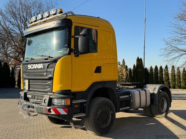 Standard tractor unit SCANIA G450 4x4 EURO 6 SZM mit Kipphydraulik