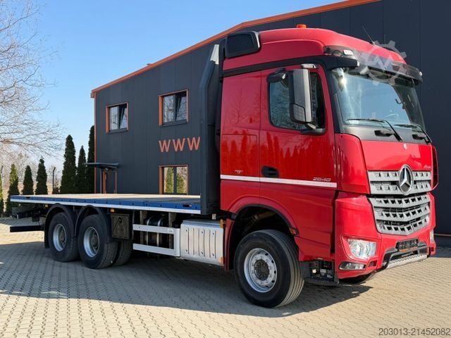 Flatbed truck MERCEDES-BENZ Arocs 2648 6x4 3 Achs Pritsche Retarder
