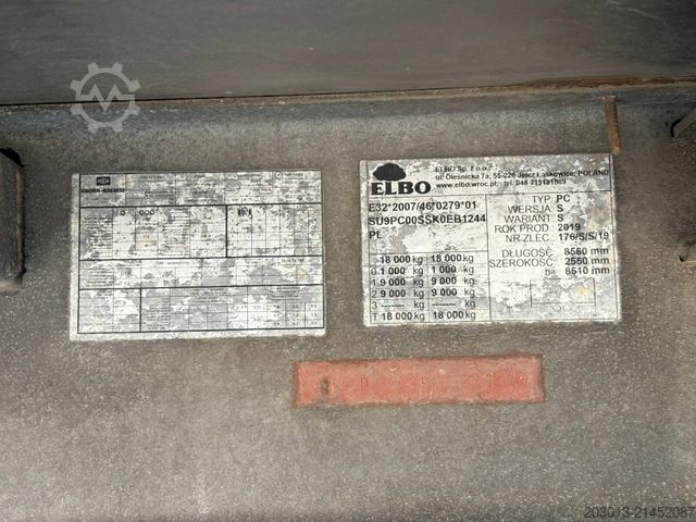 Trailer HUMBAUR Elbo PC 2-Achs Tandem Tieflader