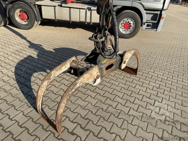 Logging truck MERCEDES-BENZ Actros 2660 6x4 Holztransport mit Kran Penz 10Z8