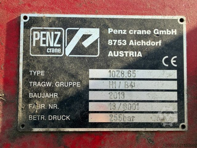 Logging truck MERCEDES-BENZ Actros 2660 6x4 Holztransport mit Kran Penz 10Z8