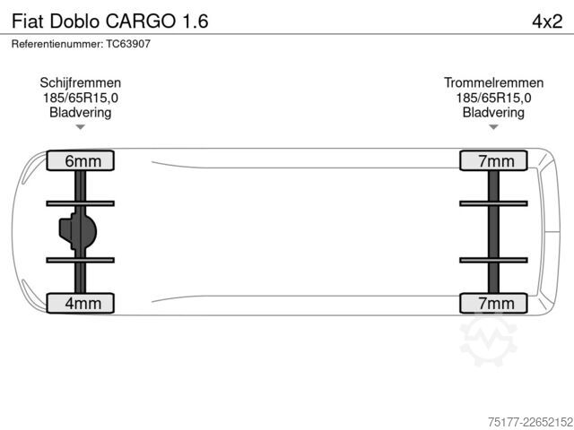 Hochdachkombi Fiat Doblo CARGO 1.6