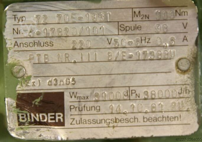 Electric motor 5/7 kW 735/1470 Rpm Bauknecht 160M