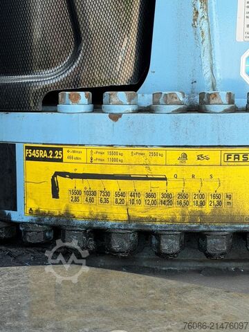 Standard tractor DAF XF 530 FTN EURO 6!! KRAAN!!FASSI 54TM!! EURO6!!...