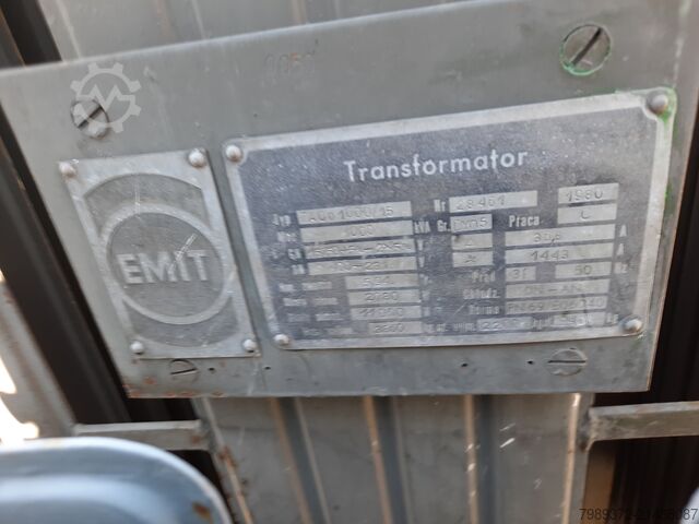 Transformator 100 kVA EMIT typ: TA0o1000/15