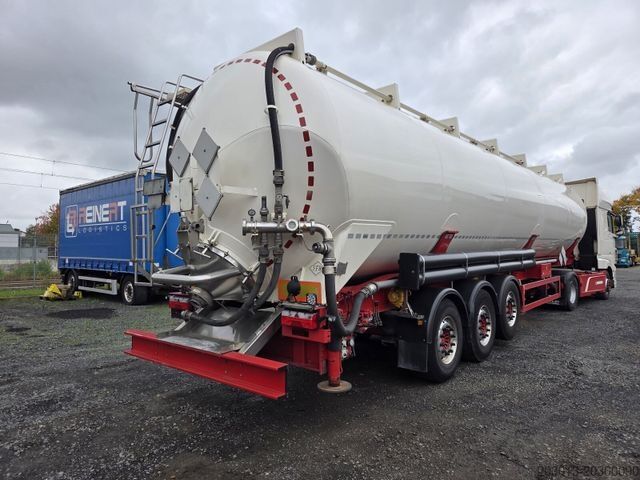 Silo semitrailer FELDBINDER Kipp. 66.3 Silo ADR 3 Achs