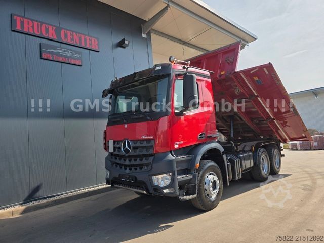 Dreiseitenkipper LKW MERCEDES-BENZ Arocs 2643 / 6X4 / Ret / Meiller BORDMATIK