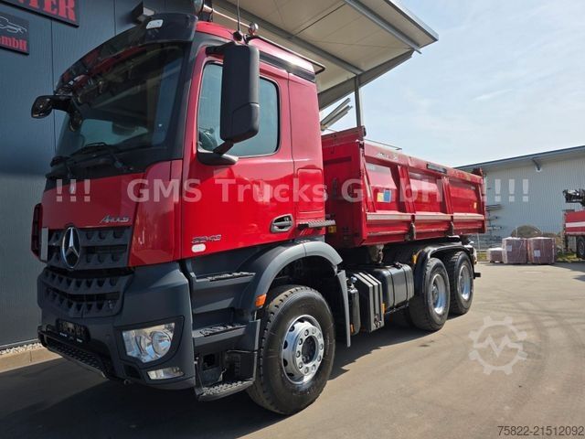 Dreiseitenkipper LKW MERCEDES-BENZ Arocs 2643 / 6X4 / Ret / Meiller BORDMATIK