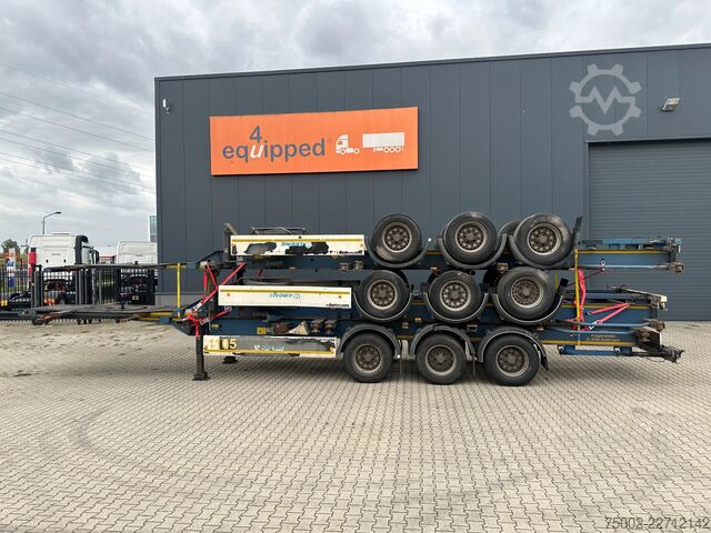 Containertransport Krone stack of 3x 2013/2014 KRONE 40FT/45FT chassis /...