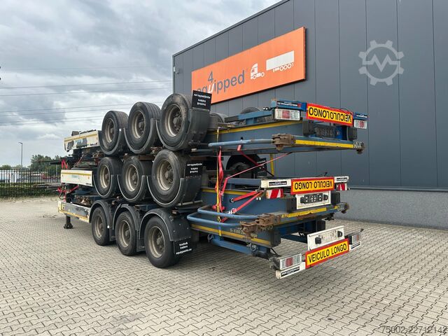 Containertransport Krone stack of 3x 2013/2014 KRONE 40FT/45FT chassis /...