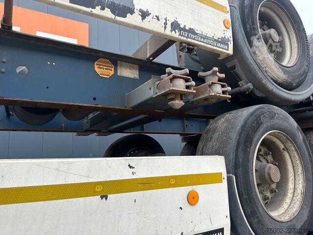 Containertransport Krone stack of 3x 2013/2014 KRONE 40FT/45FT chassis /...