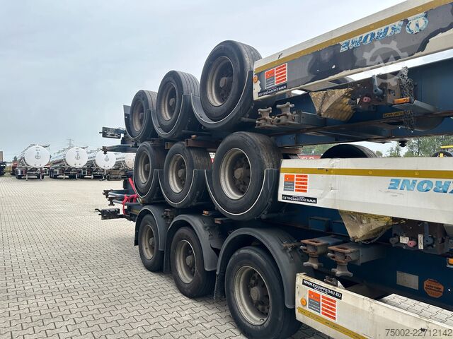 Containertransport Krone stack of 3x 2013/2014 KRONE 40FT/45FT chassis /...