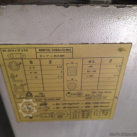 Band saw for metal Bianco mod 330 sa BIANCO
