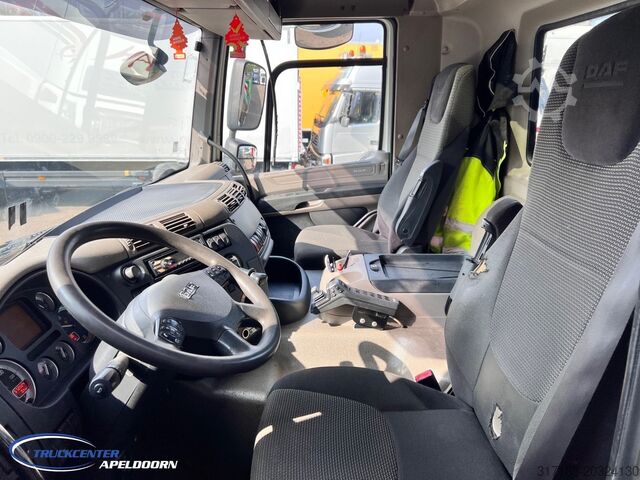 Hook arm system DAF CF 85.410 ATE, Hiab 166-3, 6x4 Big axle, Steel ...