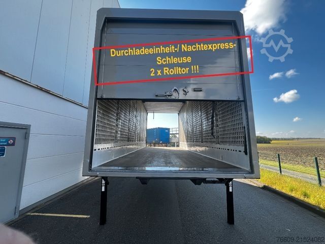 Anhänger-Wechselpritsche KRONE Heck & Front  Alu.- Rolltor