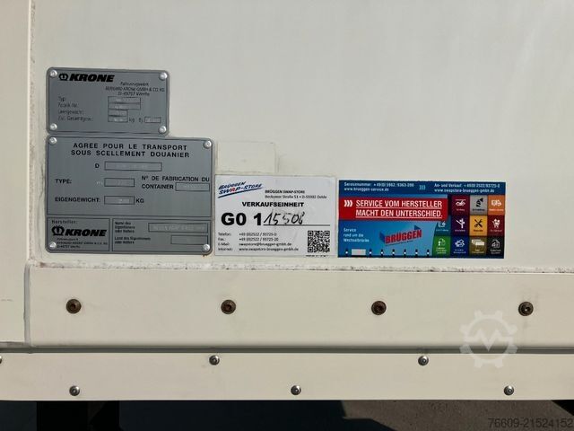 Anhänger-Wechselpritsche KRONE Wechselbrücke Kühlaufbau