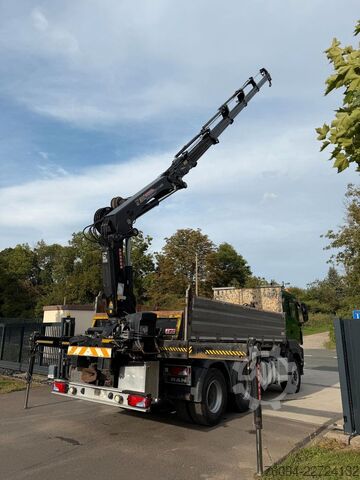 Autokran MAN TGS 33.480 6x6 KRAN abstattelb. 19m Kipper Bordm