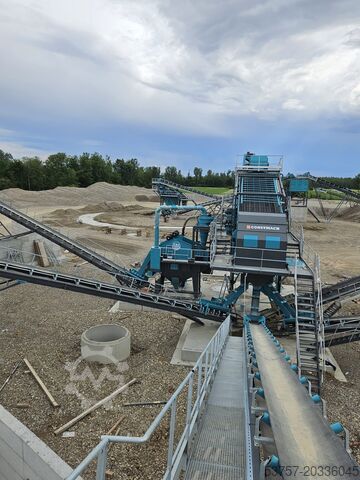 Sand washing machine / gravel washer Constmach Sand Washing and Screening Stationary Sand Screening Washing Plant