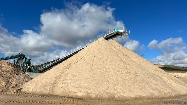 Sand washing machine / gravel washer Constmach Sand Washing and Screening Stationary Sand Screening Washing Plant