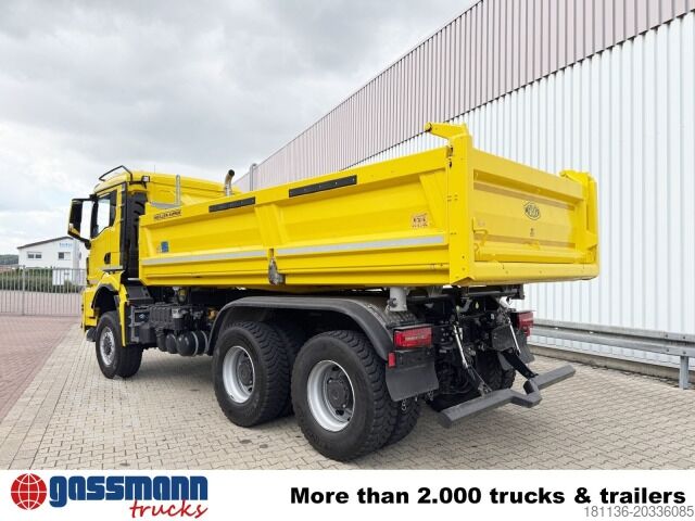 Kipper LKW MAN TGS 26.470 6x6 BB, Hohe Bauart, Navi,