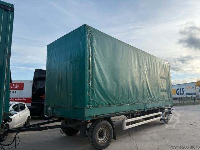 Anhänger mit Pritsche & Plane ACKERMANN-FRUEHAUF PA-F TOP ZUSTAND TÜV LUFT/LUFT