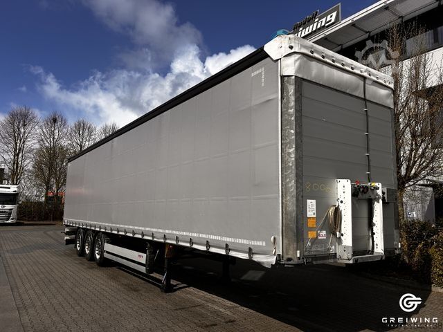 Open semitrailer with tarp SCHMITZ CARGOBULL SCS 24/L - 13.62 E B neue Plane, XL, Getränke