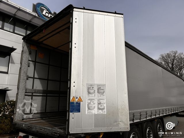 Open semitrailer with tarp SCHMITZ CARGOBULL Curtainsider Coil neue Plane