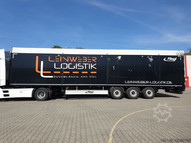 Semi-trailer with walking floor Fliegl SDS 390 Schubboden