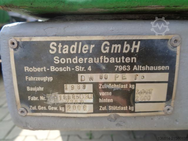 Sonstige Stadler DW 60 PE15 Drehstromaggregat