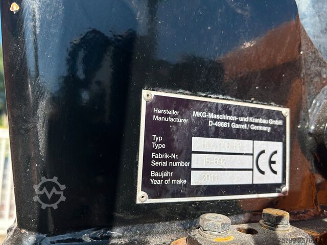 Dreiseitenkipper LKW DAF 16.250LF Meiller 3-Skipper +MKG HLK106-HP Kran