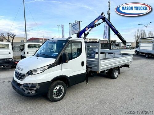 Van with crane mounted on truck Iveco Daily 35c160 gru PM3623