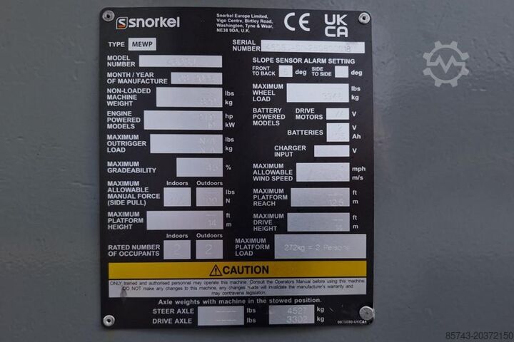 Teleskopbühne Snorkel 460SJ Valid Inspection, *Guarantee! CE, Diesel, 4x