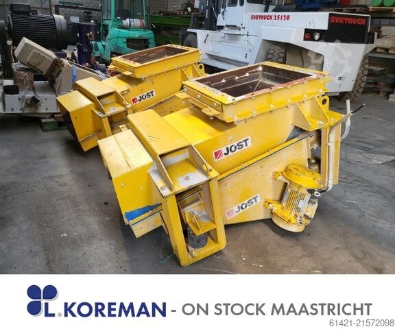 Schwingrutsche Jöst 1500-800  Vibrating chute Jöst 1500-800