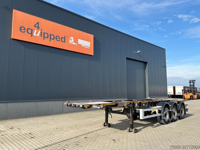 Container transportation Van Hool 20FT/30FT ADR CHASSIS / empty weight: 3.500kg /...
