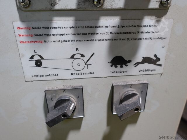 Kombinierter Rohrbandschleifer METALLKRAFT KRBS 101